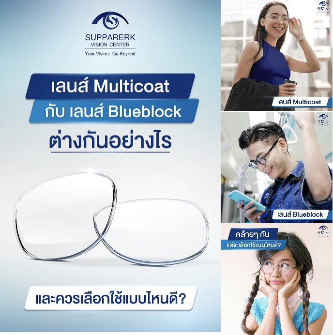 heard about Multi-coated and Blueblock lenses.