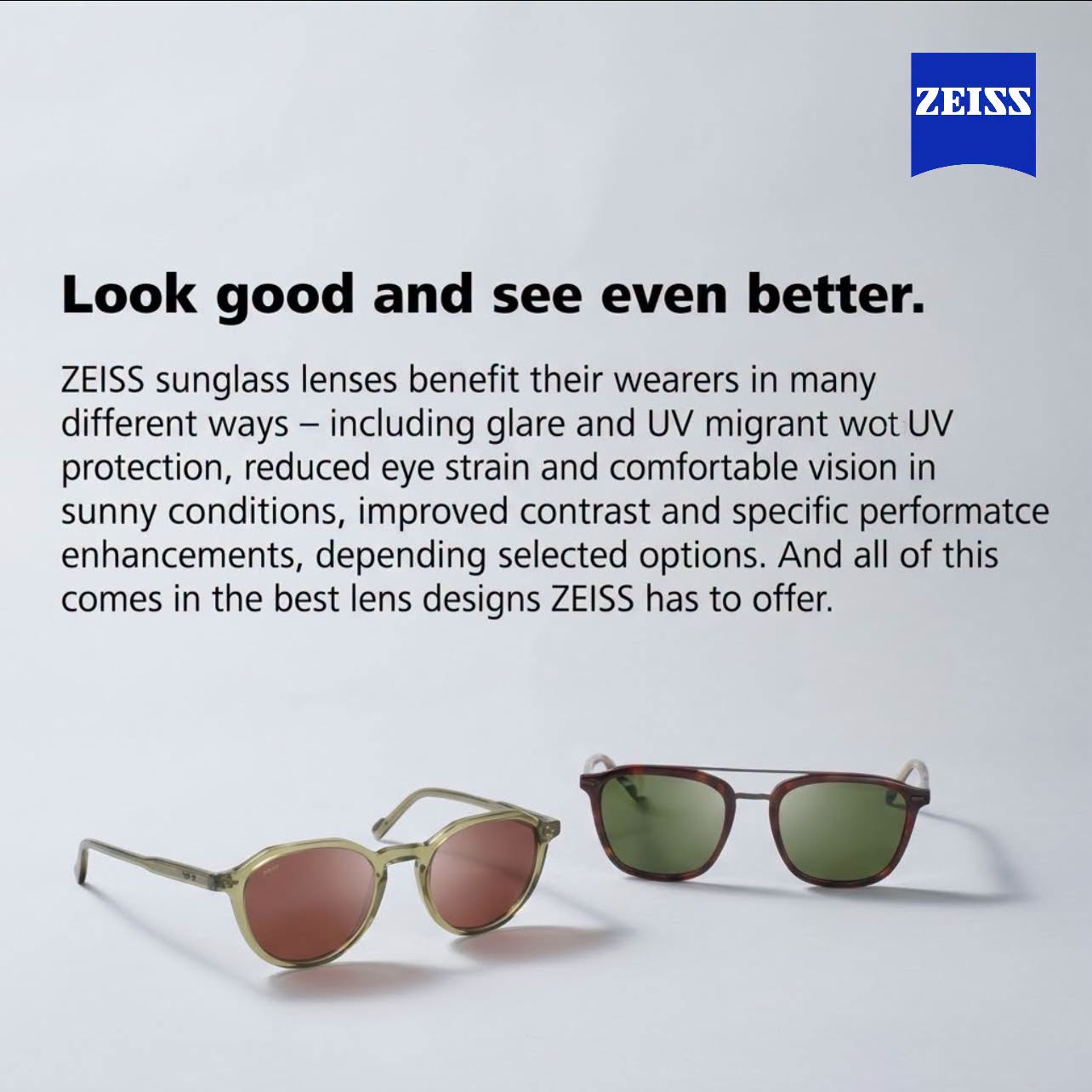 สัมผัสวิสัยทัศน์ที่เหนือระดับ ด้วยนวัตกรรมเลนส์กันแดด ZEISS ที่ Supparerk Vision